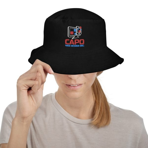 Bucket Hat I Big Accessories Bx003 Black Front 637A3C02E0E7F