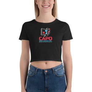 Capo Web Design Women’s Crop Top Tee